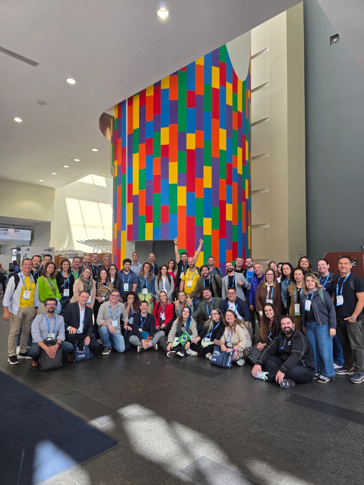 Participantes da Delegação Brasileira ABTD reunidos na ATD 2025